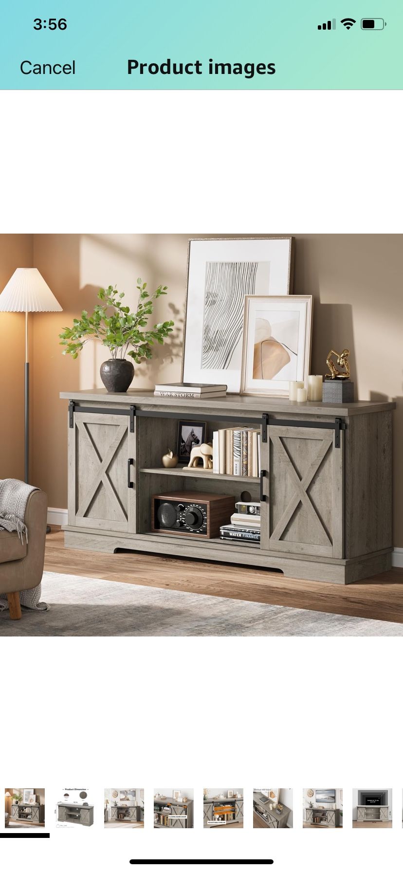 Barn Door Entertainment Center