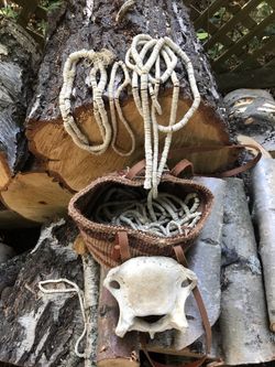 Ostrich shell necklaces from Kenya