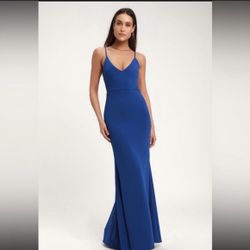 Lulus Blue Gown