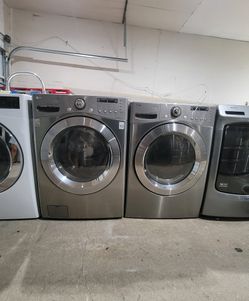 Stainless Steel LG Washer And Dryer Set