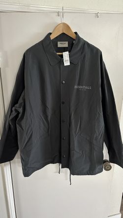 Fear of God Essentials Reflective Coach Jacket Size L NWT