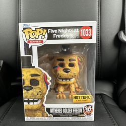 Withered Golden Freddy Funko Pop