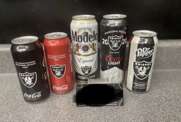 Raiders Collectible Cans $30