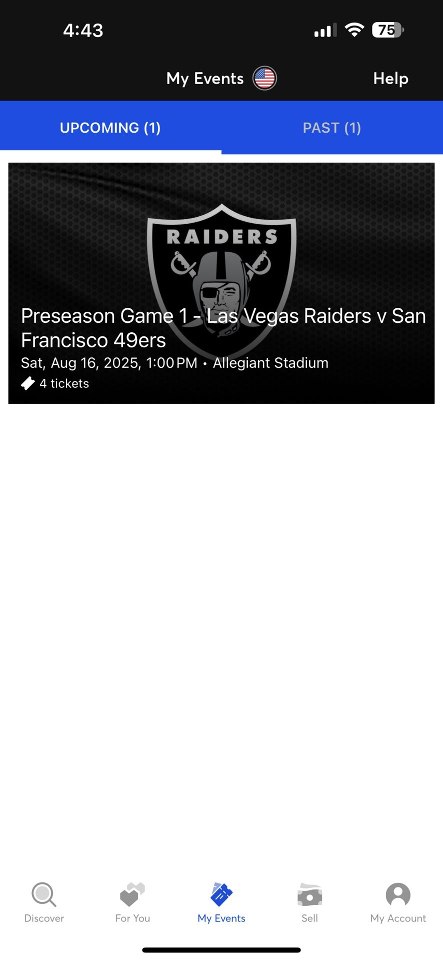 Raider And Niner Pre Season Ticket