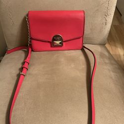 Kate Spade New York Red Leather Crossbody Purse
