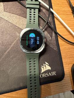 Samsung Galaxy Watch Ultra 2 with Green Band
