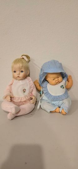 Vintage Baby Doll Lot – 1993 Ashton-Drake Dianna Effner & Vintage Vogue Dolls Baby Set