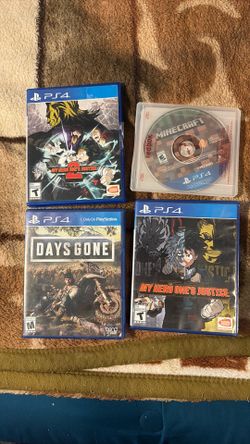 PS4 games for sale