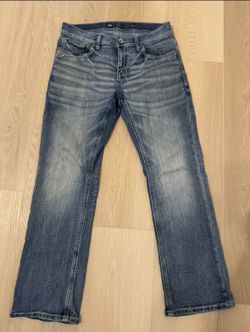 Men Light Blue Buckle BKE Carter Jeans Size 32 X 30