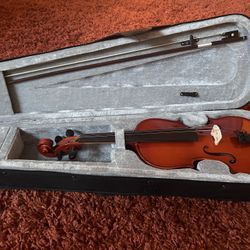 Violin With Case 