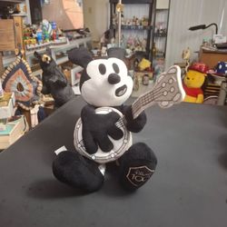 Collectible Disney's 100th Anniversary Celebration In 2023 "Oswald The Lucky Rabbit" Plush Toy Holding A Banjo 17" SEE DESCRIPTION