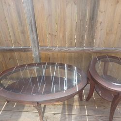 Coffer Table And End Tables 