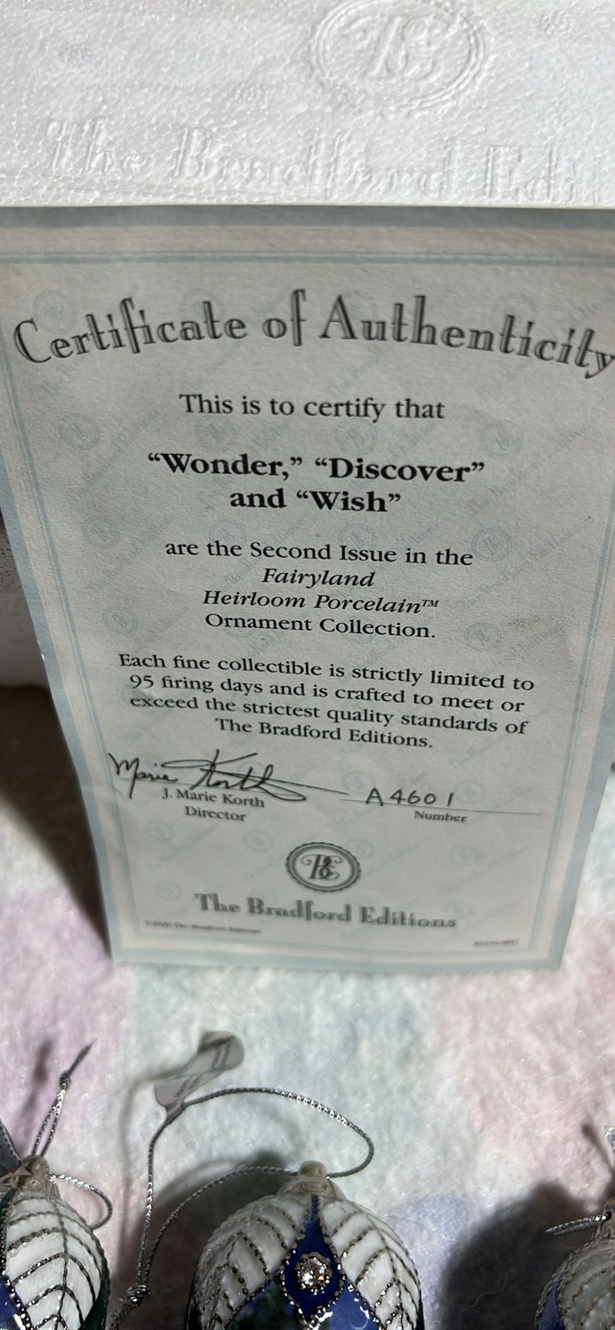 Fairy Land, Heirloom Porcelain Ornament Collect