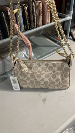 Coach Signature Crossbody Bag with Chain Strap