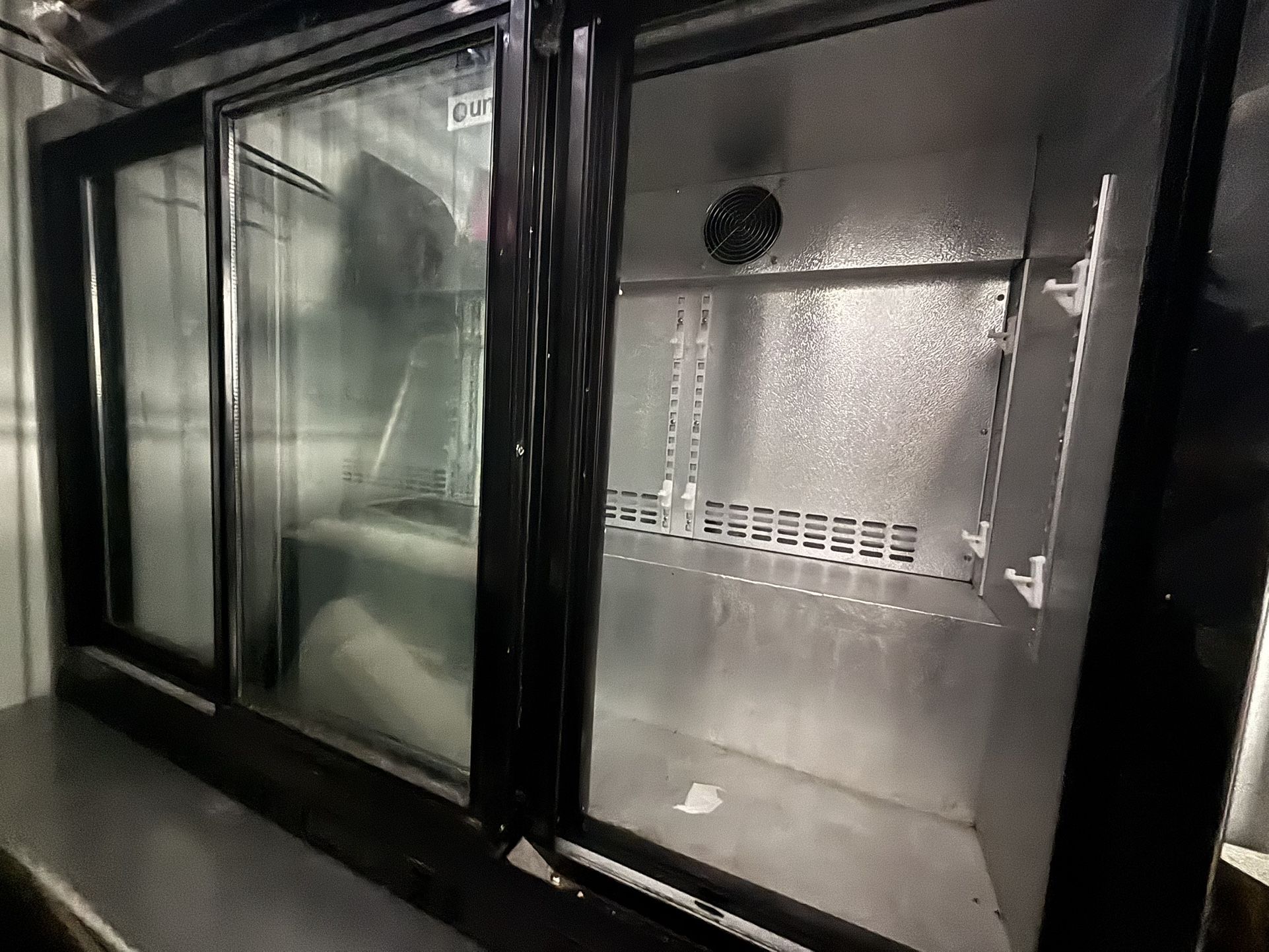 Three Door Sliding Fridge / Bar Cooler