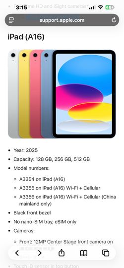 Brand NEW IPAD A16( 128gb)