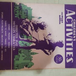 Vintage Children's Activities Book
