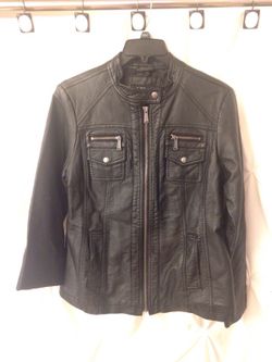 Women's leather jacket