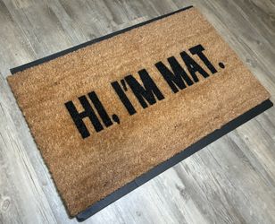 Custom funny doormat