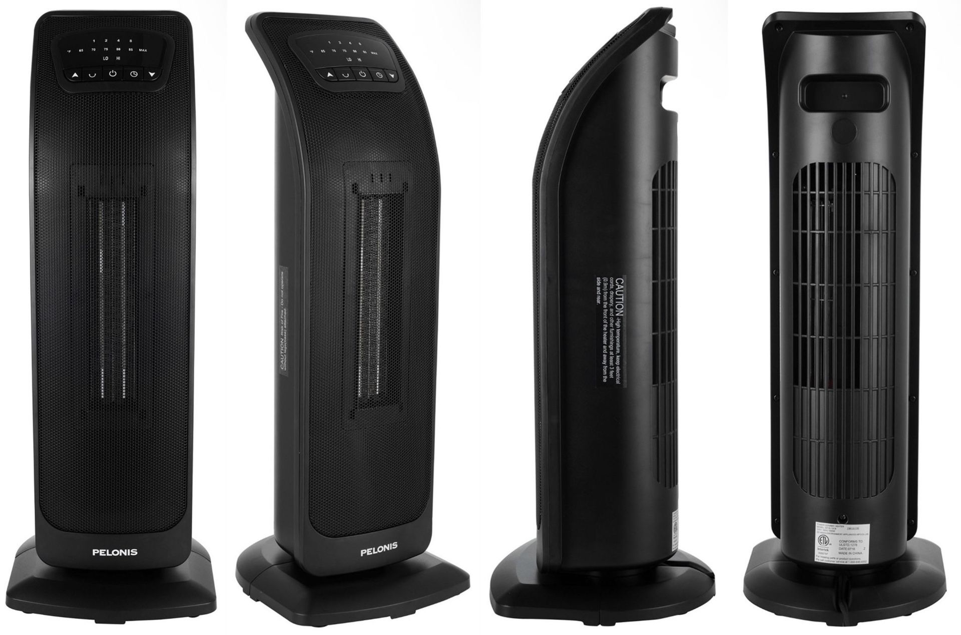 🍗 PELONIS 23 in. Oscillating Tower Ceramic🔥Heater w/ Adjustable Thermostat... Value $72