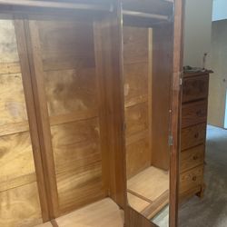 Antique Armoire 100 Years Old 