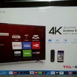 65’ Inch Tcl 4K Smart Roku Tv $350.00 📺 