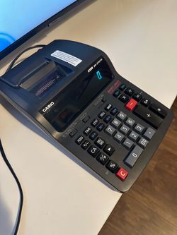 Casio DR-270TM 12-Digit Tax/Currency Exchange Printing Calculator