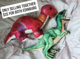 Dinosaur plushies $15 firm only selling together