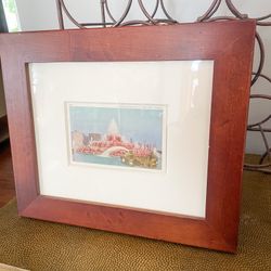 Buckingham Fountain Framed Print Chicago