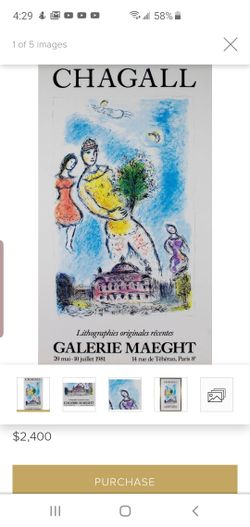Chagall poster 1981