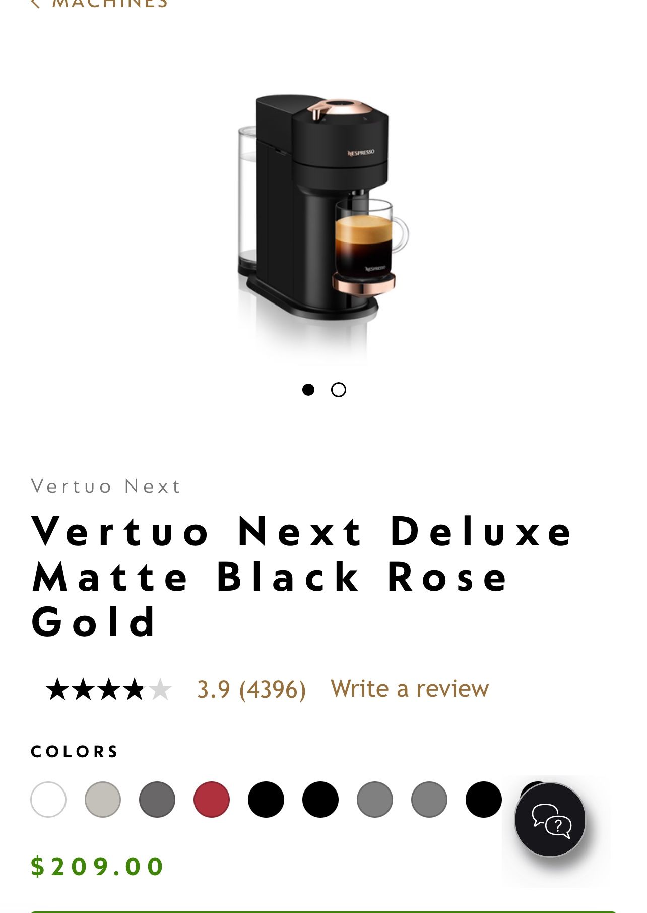 Nespresso Machine