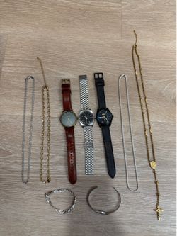 Nixon watches, jewelry