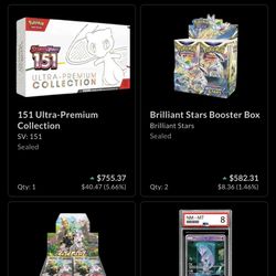 Pokemon Sealed Slab Lot