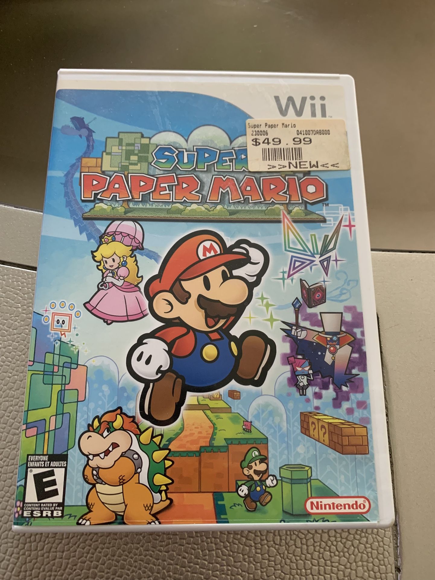 Nintendo Wii Super Paper Mario CIB Tested