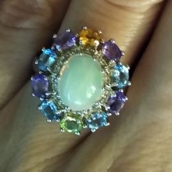 New In Box Stunning Genuine Opal Ring 💍!