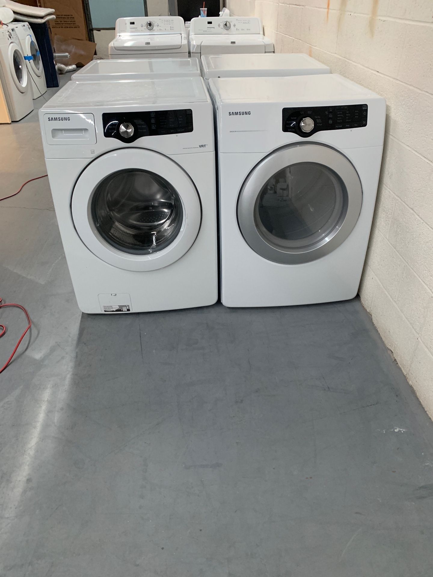 Samsung front load washer and dryer set stackable