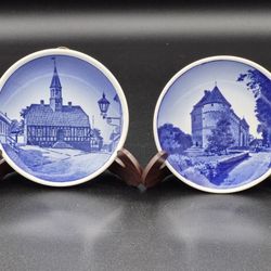 Lot Of 2 Royal Copenhagen Mini Wall Plates