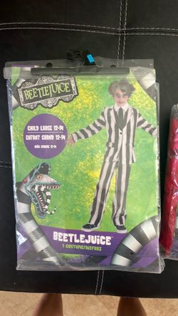 Beetlejuice Costume, Large (12-14)