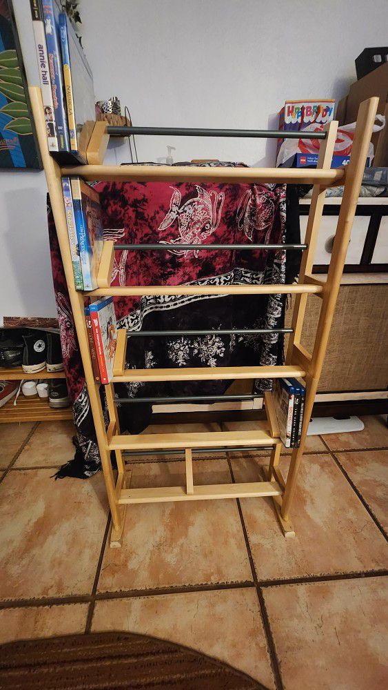 Video Game / DVD Shelf Stand w/ Adjustable Holders