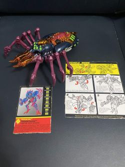 Vintage Beast Wars Transmetals Tarantulas (1998) - 100% Complete with Manual & Card