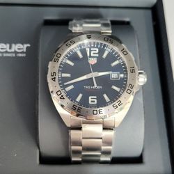 TAG Heuer Formula 1 WAZ1118 Blue Dial 41mm Watch Box & Card