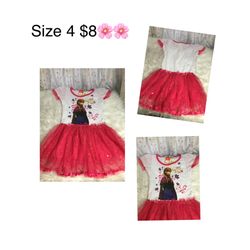 New Dress 👗 For Girls Size 4 🌸🌸🌸firm Price 