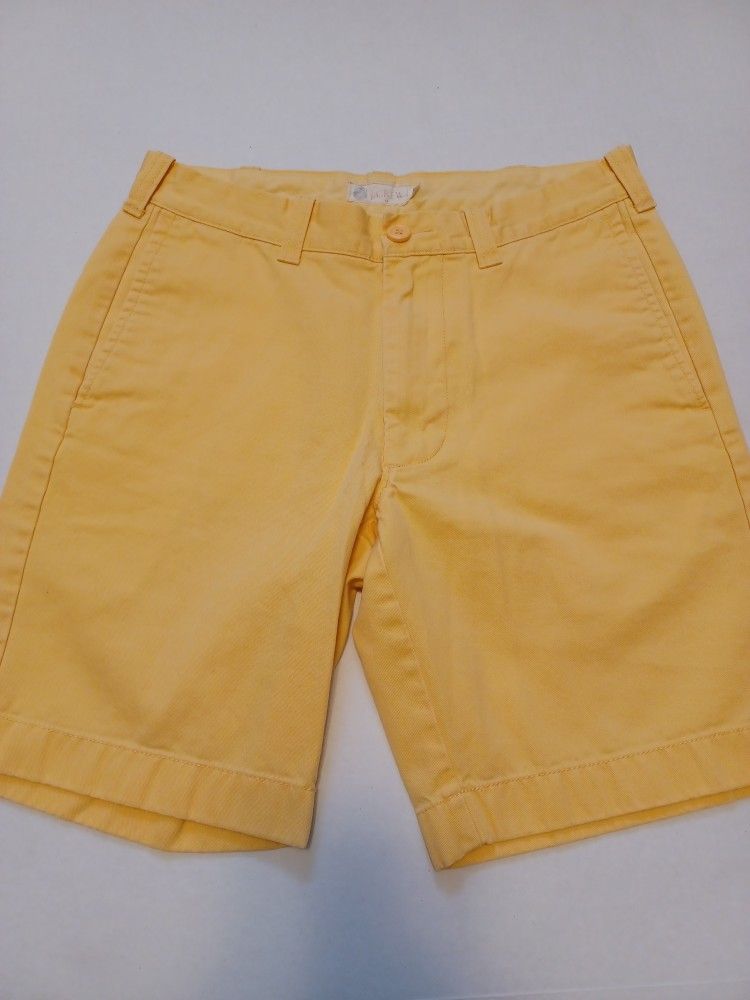 J. Crew Yellow Cotton Men's Short Size 30