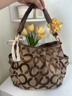 Coach Op Art Parker Shoulder Bag