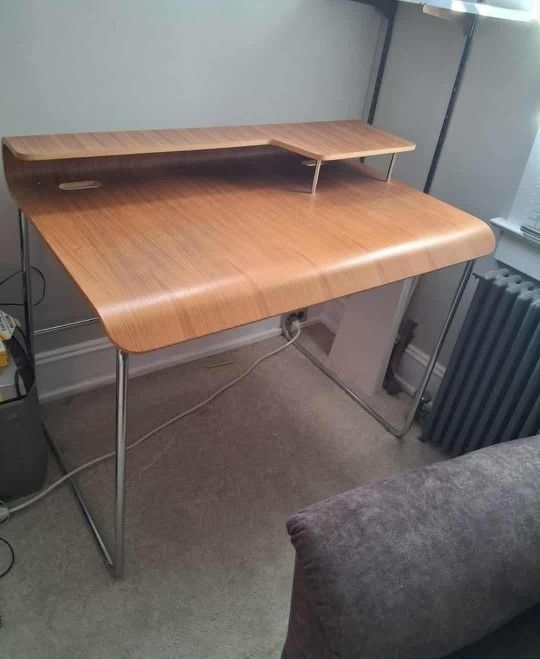 Offi Wave Desk Birch
