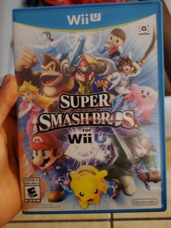 Wii U game super smash bros