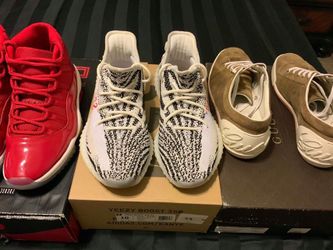 Yeezys size 10 have Jordan’s and Gucci’s as well