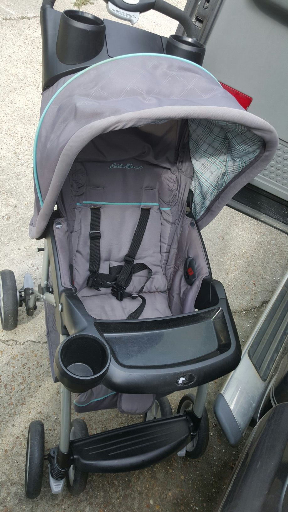 Ediebuer car seat with stroller