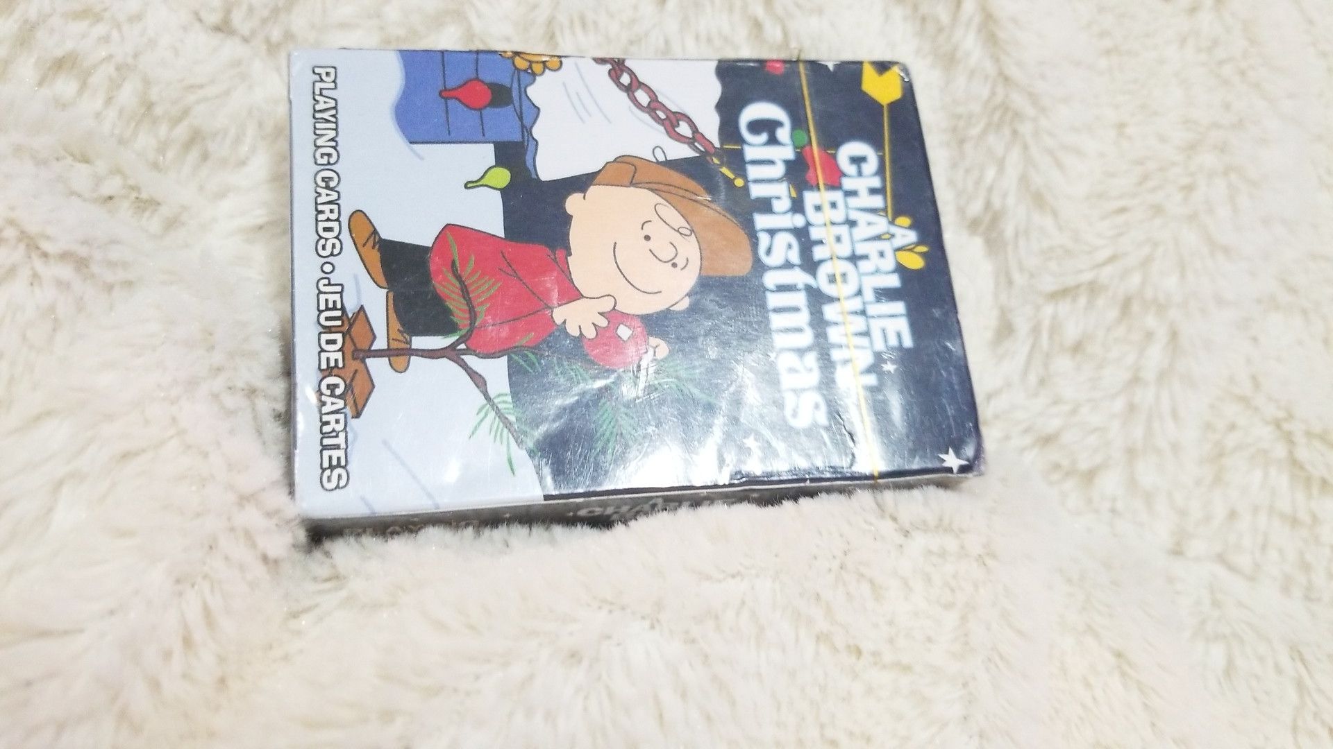 A charlie brown christmas playing cards