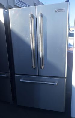 Jenn Air 3-Door Stainless Steel Refrigerator Fridge
